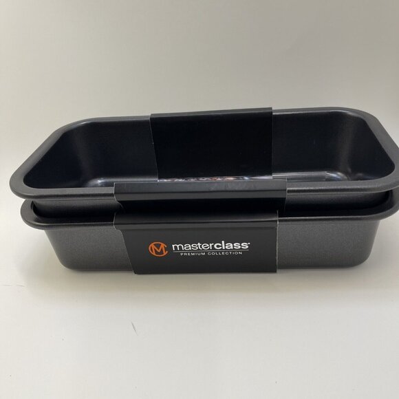 Master class Premium Bakeware - 2 PC. Loaf Pans 11" Black Bread NEW - Picture 5 of 7